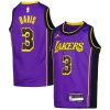 Duraturo Comodo Trendy Anthony Davis Los Angeles Lakers Jordan Brand Youth Swingman Jersey Statement Edition Purple