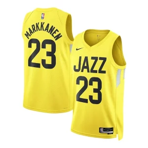 Magnifico Lauri Markkanen Utah Jazz Nike Unisex Swingman Jersey Icon Edition Gold