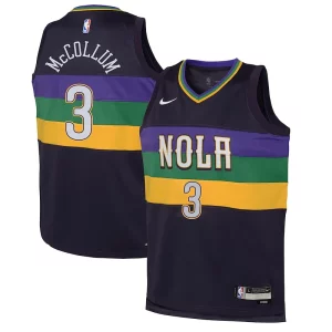 Ottimo Moderno CJ McCollum New Orleans Pelicans Nike Youth Swingman Jersey City Edition Purple