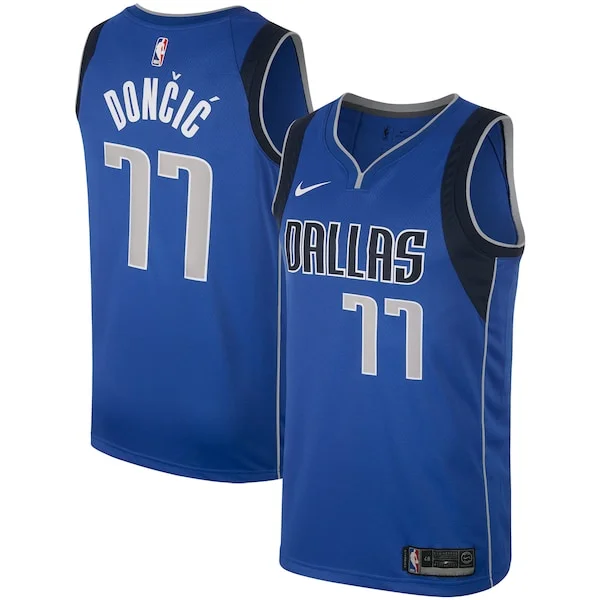 Trendy Sofisticato Comodo Dallas Mavericks Luka Doncic Nike Men's Swingman Jersey Royal