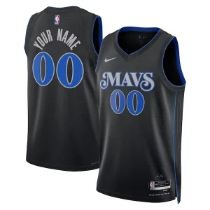 Versatile Magnifico Trendy Dallas Mavericks Nike Unisex 2023/24 Custom Swingman Jersey Black City Edition