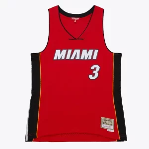 Carino Elegante Dwyane Wade Miami Heat Women's 2005/06 Hardwood Classics Swingman Jersey Red