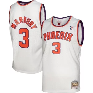Attraente Ottimo Raffinato Stephon Marbury Phoenix Suns 2001/02 Hardwood Classics Swingman Jersey White
