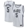 Meraviglioso Eccezionale Magnifico Paolo Banchero Orlando Magic Youth 2024/25 Fast Break Player Jersey City Edition Silver