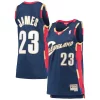 Moderno Classico Carino LeBron James Cleveland Cavaliers Women's Hardwood Classics Swingman Jersey Navy