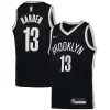 Prestigioso James Harden Brooklyn Nets Nike Youth 2021/22 Diamond Swingman Jersey Icon Edition Black