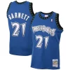 Attraente Kevin Garnett Minnesota Timberwolves 2001/02 Hardwood Classics Swingman Jersey Blue