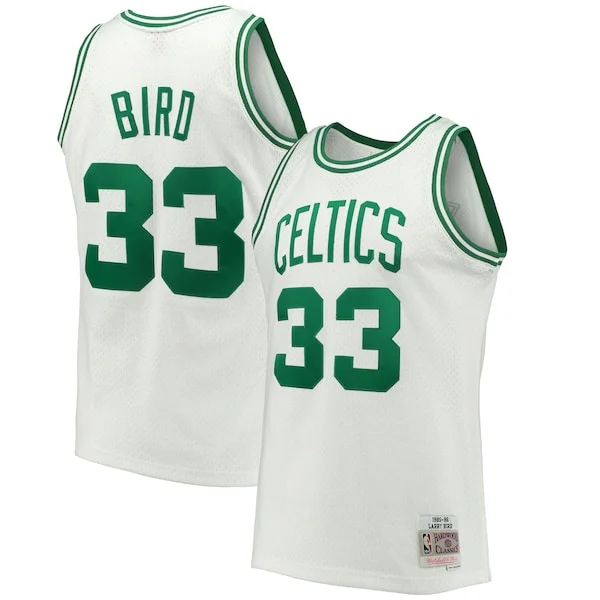 Resistente Duraturo Magnifico Larry Bird Boston Celtics Hardwood Classics 1985/86 Swingman Jersey White/Kelly Green