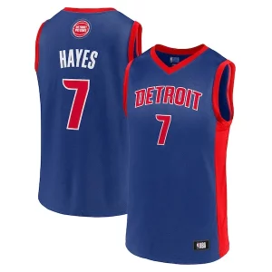 Versatile Carino Men's Killian Hayes Blue Detroit Pistons Team Player Jersey