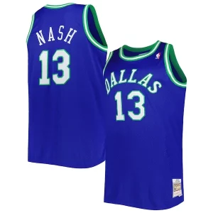Fantastico Magnifico Moderno Steve Nash Dallas Mavericks Big & Tall Hardwood Classics 1998/99 Swingman Jersey Blue