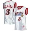Duraturo Attraente Meraviglioso Allen Iverson Philadelphia 76ers 2000/01 Hardwood Classics 75th Anniversary Swingman Jersey Platinum