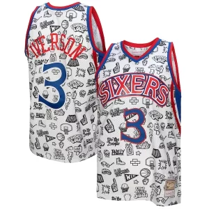 Robusto Allen Iverson Philadelphia 76ers 1996/97 Swingman Jersey White