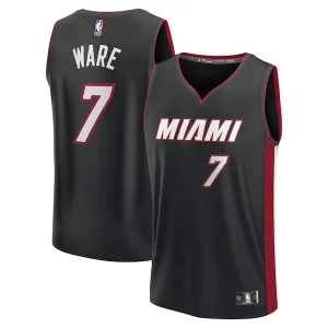 Elegante Kel'el Ware Miami Heat Youth Fast Break Replica Player Jersey Icon Edition Black