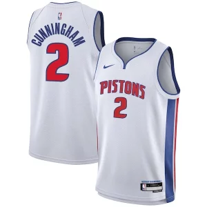 Comodo Ottimo Eccezionale Cade Cunningham Detroit Pistons Nike Youth Swingman Jersey Association Edition White