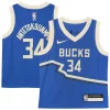 Fascinante Pratico Giannis Antetokounmpo Milwaukee Bucks Nike Toddler 2024/25 Swingman Player Jersey City Edition Royal