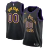 Splendido Los Angeles Lakers Nike Unisex 2023/24 Custom Swingman Jersey Black City Edition