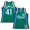 Robusto Meraviglioso Splendido Dirk Nowitzki Dallas Mavericks 2004/05 Hardwood Classics Authentic Jersey Green