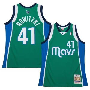 Robusto Meraviglioso Splendido Dirk Nowitzki Dallas Mavericks 2004/05 Hardwood Classics Authentic Jersey Green
