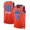 Stupendo Lussuoso Cool Oklahoma City Thunder Jordan Brand Unisex 2022/23 Swingman Custom Jersey Statement Edition Orange