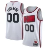 Classico Fantastico Carino Houston Rockets Nike Unisex 2024/25 Custom Swingman Jersey City Edition White