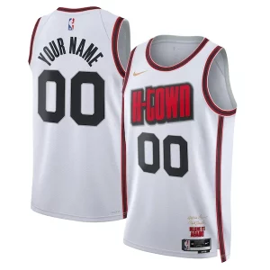 Classico Fantastico Carino Houston Rockets Nike Unisex 2024/25 Custom Swingman Jersey City Edition White