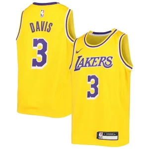 Lussuoso Elegante Stupendo Anthony Davis Los Angeles Lakers Nike Youth Swingman Jersey Icon Edition Gold