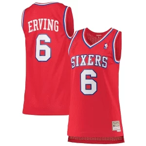 Resistente Robusto Julius Erving Philadelphia 76ers Women's 1982/83 Hardwood Classics Swingman Jersey Red