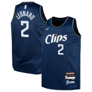 Comodo Kawhi Leonard LA Clippers Nike Youth Swingman Replica Jersey City Edition Navy