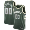 Moderno Milwaukee Bucks Nike Swingman Custom Jersey Green Icon Edition