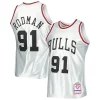 Carino Dennis Rodman Chicago Bulls 1997/98 Hardwood Classics 75th Anniversary Swingman Jersey Platinum