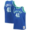 Pratico Dirk Nowitzki Dallas Mavericks Big & Tall 1998/99 Hardwood Classics Swingman Jersey Blue