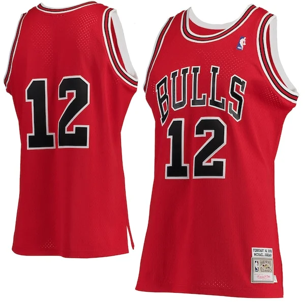 Versatile Comodo Duraturo Michael Jordan Chicago Bulls 1989/90 Hardwood Classics Authentic Jersey Red