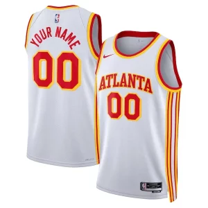Fascinante Resistente Delizioso Atlanta Hawks Nike Unisex Swingman Custom Jersey White Association Edition
