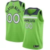 Gorgeous Pratico Minnesota Timberwolves Jordan Brand Swingman Custom Jersey Statement Edition Green