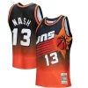 Attraente Pratico Steve Nash Phoenix Suns 1996/97 Hardwood Classics Fadeaway Swingman Player Jersey Orange/Black