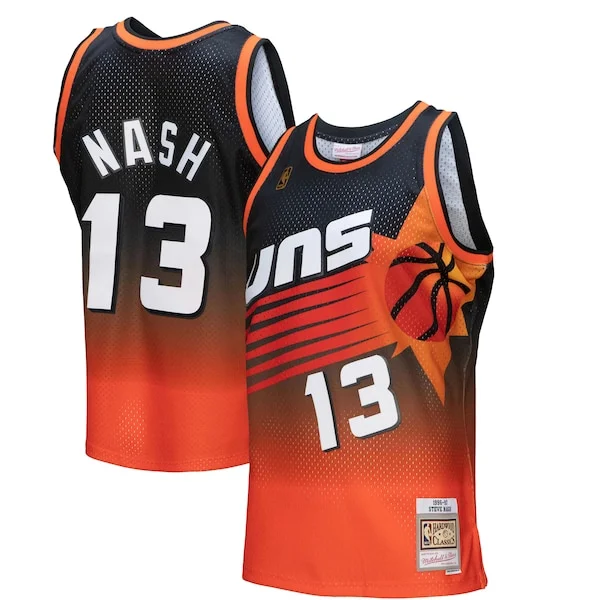 Attraente Pratico Steve Nash Phoenix Suns 1996/97 Hardwood Classics Fadeaway Swingman Player Jersey Orange/Black
