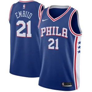 Fantastico Bellissimo Sofisticato Joel Embiid Philadelphia 76ers Nike Swingman Jersey Royal Icon Edition