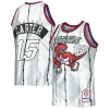Carino Resistente Vince Carter Toronto Raptors 1998/99 Hardwood Classics 75th Anniversary Swingman Jersey Platinum