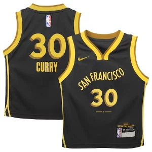 Moderno Fantastico Stephen Curry Golden State Warriors Nike Toddler Swingman Replica Jersey City Edition Black