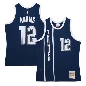 Moderno Accattivante Cool Steven Adams Oklahoma City Thunder Hardwood Classics Swingman Jersey Navy