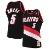 Magnifico Fascinante Jermaine O'Neal Portland Trail Blazers 1999/00 Hardwood Classics Swingman Jersey Black