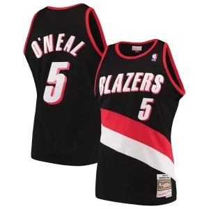 Magnifico Fascinante Jermaine O'Neal Portland Trail Blazers 1999/00 Hardwood Classics Swingman Jersey Black