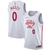 Sofisticato Tyrese Maxey Philadelphia 76ers Nike Unisex 2022/23 Swingman Jersey City Edition White