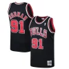Stupendo Classico Prestigioso Dennis Rodman Chicago Bulls 1997/98 Hardwood Classics Swingman Jersey Black