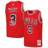 Versatile Elegante Dwyane Wade Chicago Bulls 2016/17 Hardwood Classics Swingman Jersey Red