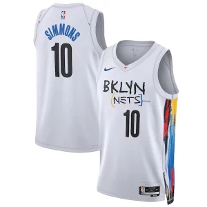 Cool Ben Simmons Brooklyn Nets Nike Unisex 2022/23 Swingman Jersey City Edition White