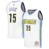 Moderno Comodo Classico Nikola Jokic Denver Nuggets 2016/17 Throwback Swingman Jersey White