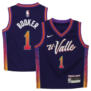 Fantastico Prestigioso Devin Booker Phoenix Suns Nike Toddler Swingman Replica Jersey City Edition Purple