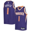 Robusto Devin Booker Phoenix Suns Nike Youth 2021/22 Diamond Swingman Jersey Icon Edition Purple
