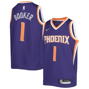 Robusto Devin Booker Phoenix Suns Nike Youth 2021/22 Diamond Swingman Jersey Icon Edition Purple